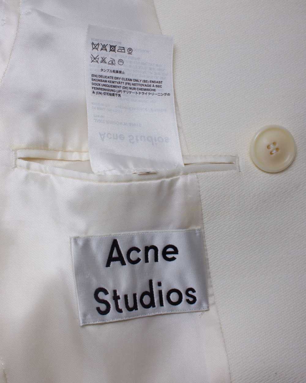 Acne Studios ACNE STUDIOS THE JAKE RIBBON WHITE D… - image 7