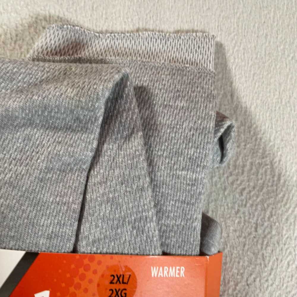 Hanes Hanes Thermal Shirt 2XL XXL Gray Waffle Kni… - image 3