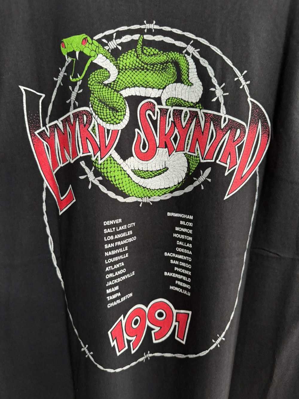 Band Tees × Rock Band × Vintage VINTAGE 1991 LYNY… - image 6