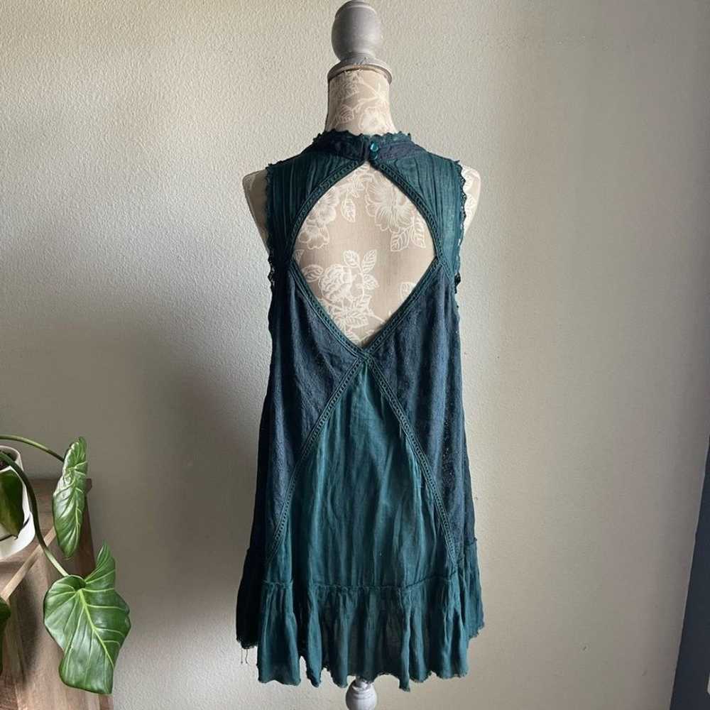 Free People Lace Back Cutout Angel Dress in Jade - image 7