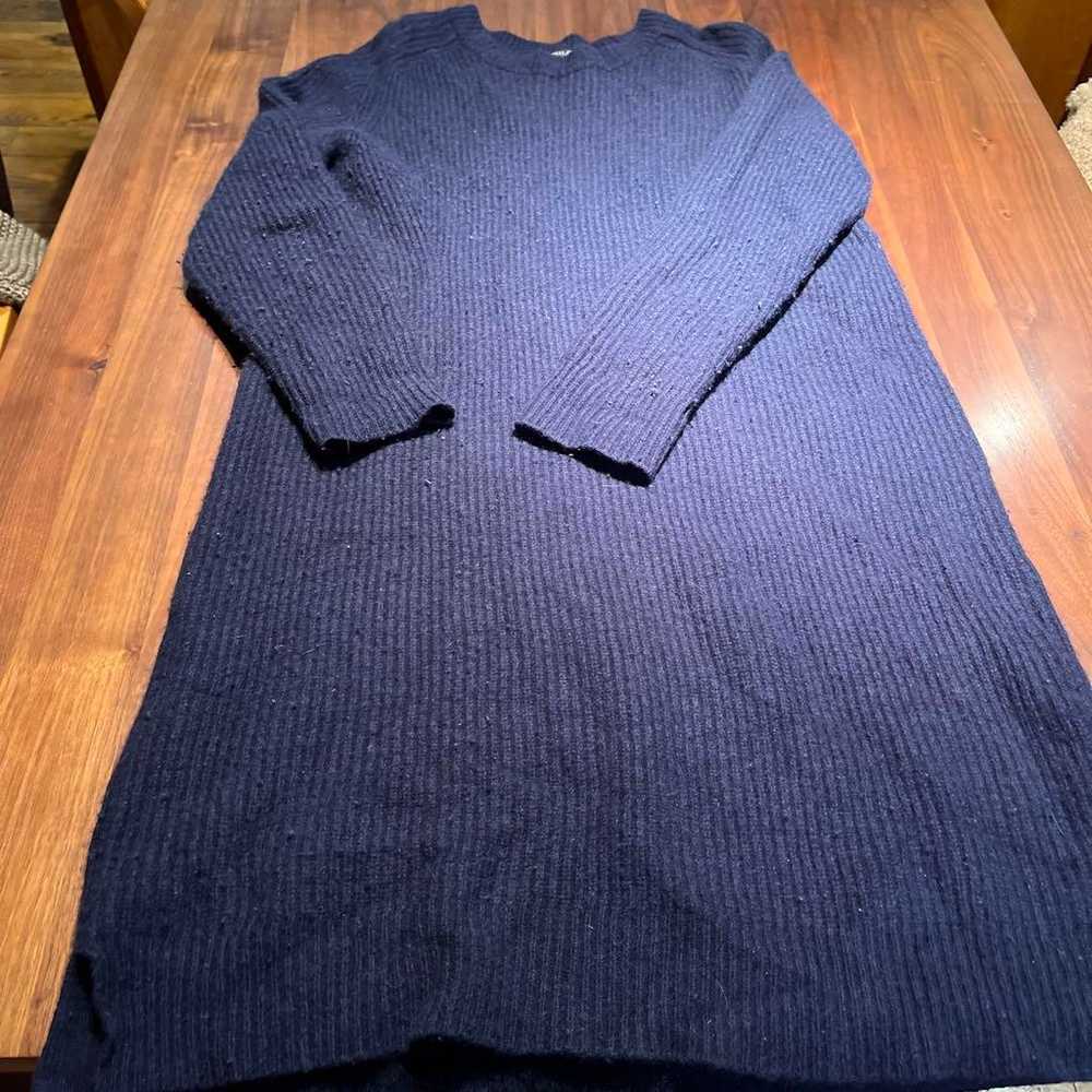 POLO Ralph Lauren Navy Knit Long Dress - image 1