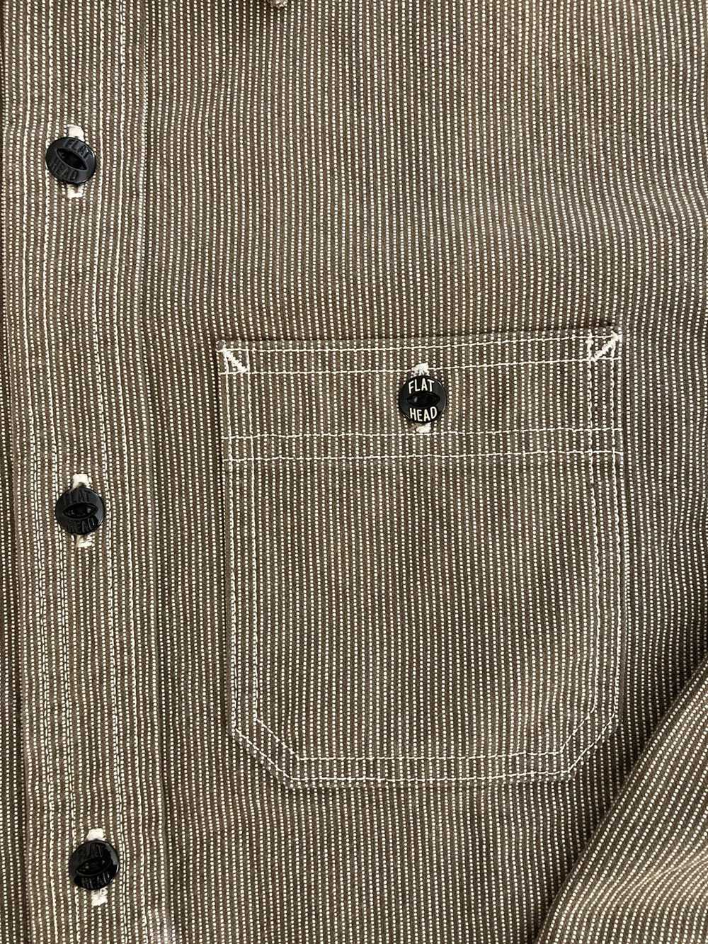 The Flat Head Hickory Stripe Work Shirt - image 3