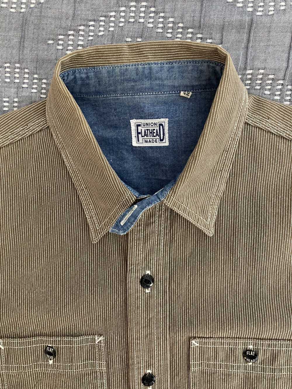 The Flat Head Hickory Stripe Work Shirt - image 4