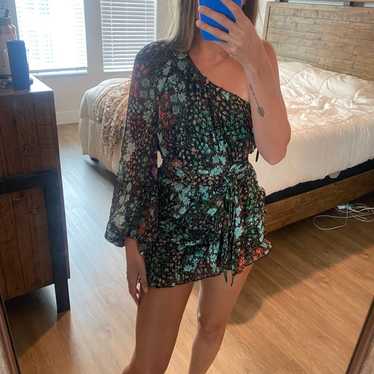 Vici floral mini dress