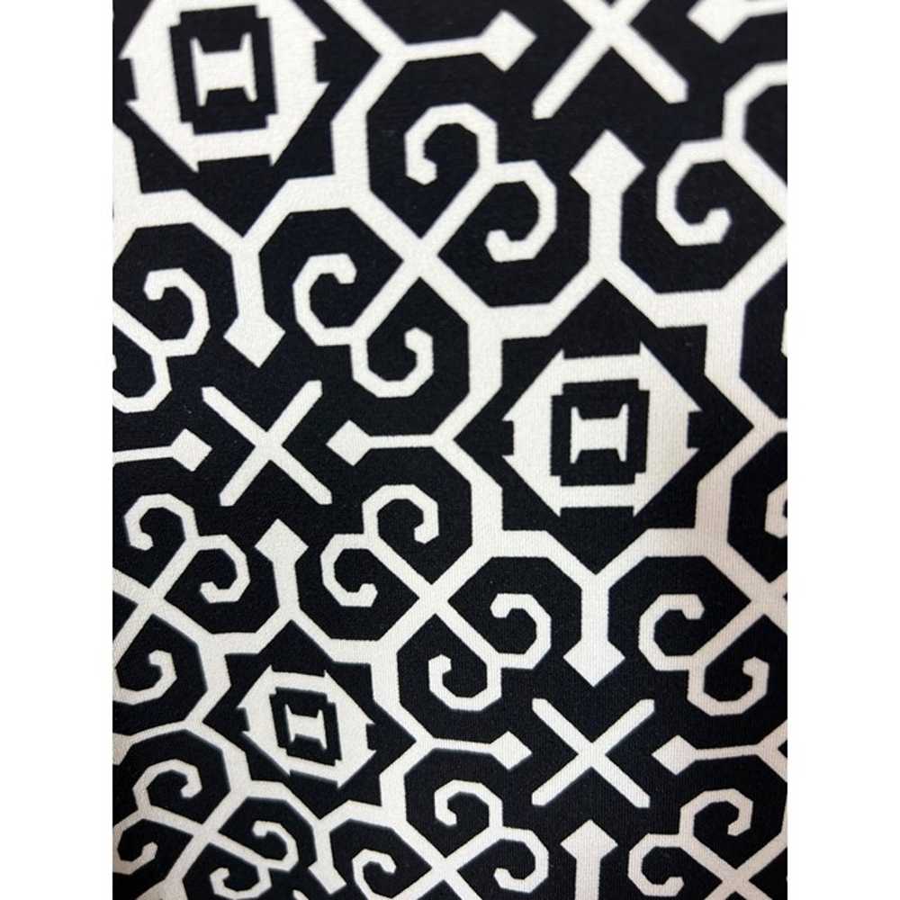 Joseph Ribkoff Tunic Dress Mini 14 Black White Ge… - image 7