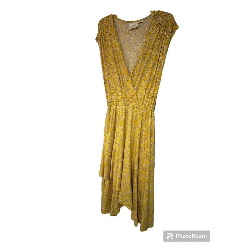 Anthropologie Maeve Fete Midi Jersey Knit DRESS S… - image 2