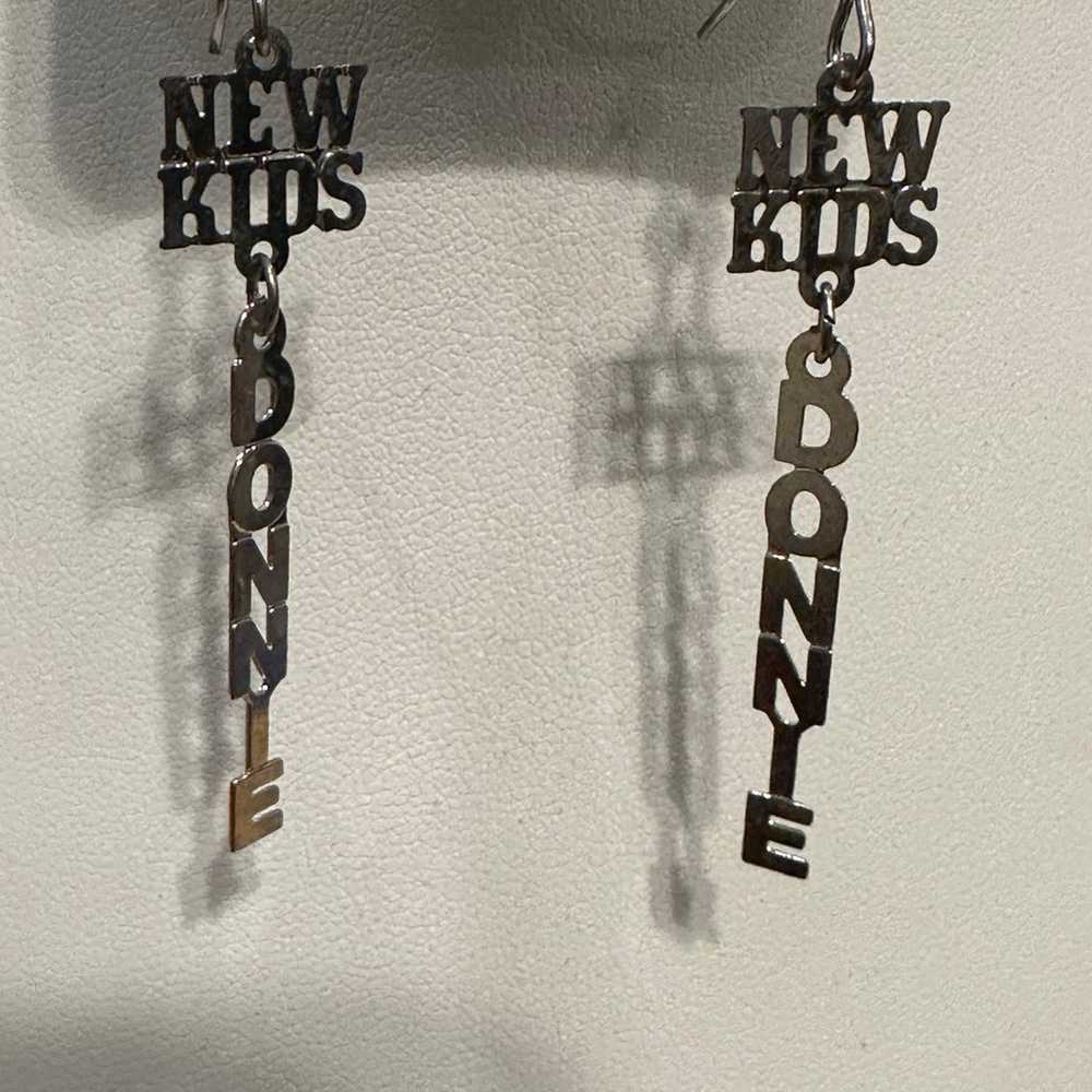 Vintage Earrings New Kids On The Block “Donnie” D… - image 2