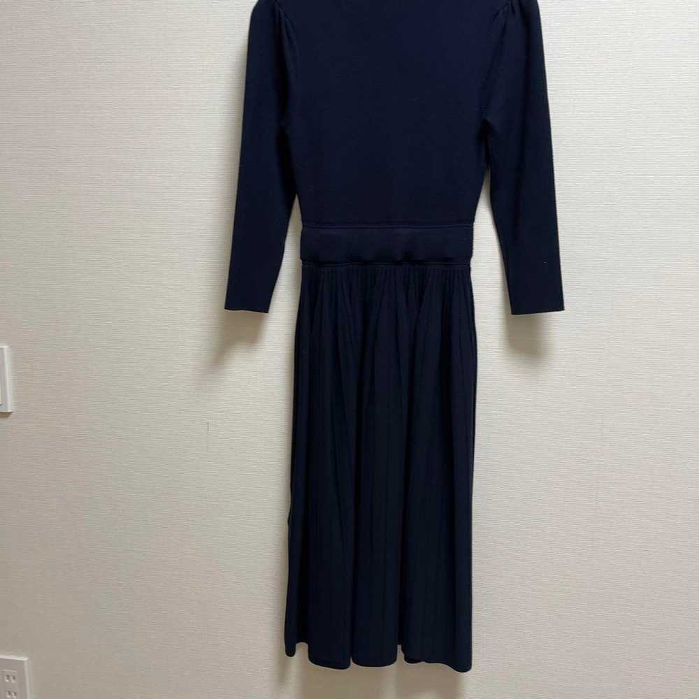 Selford Navy Long Sleeve Knit Long Dress - image 7