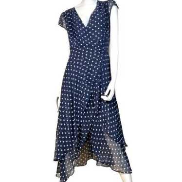 ABS Collection Allen B. Schwartz Polkadot Wrap dr… - image 1