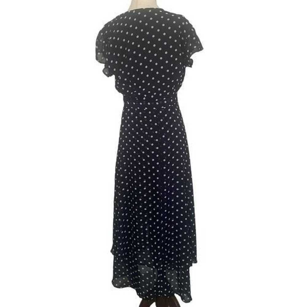 ABS Collection Allen B. Schwartz Polkadot Wrap dr… - image 3