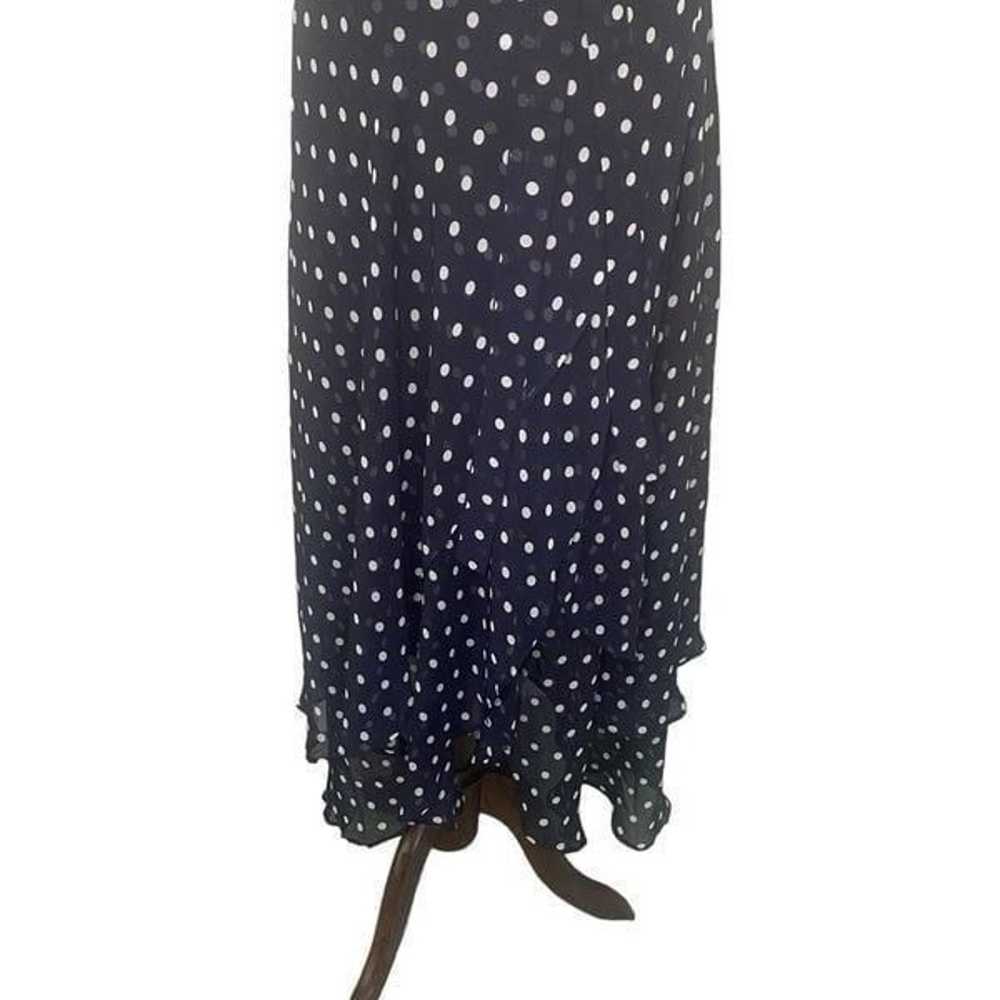 ABS Collection Allen B. Schwartz Polkadot Wrap dr… - image 8