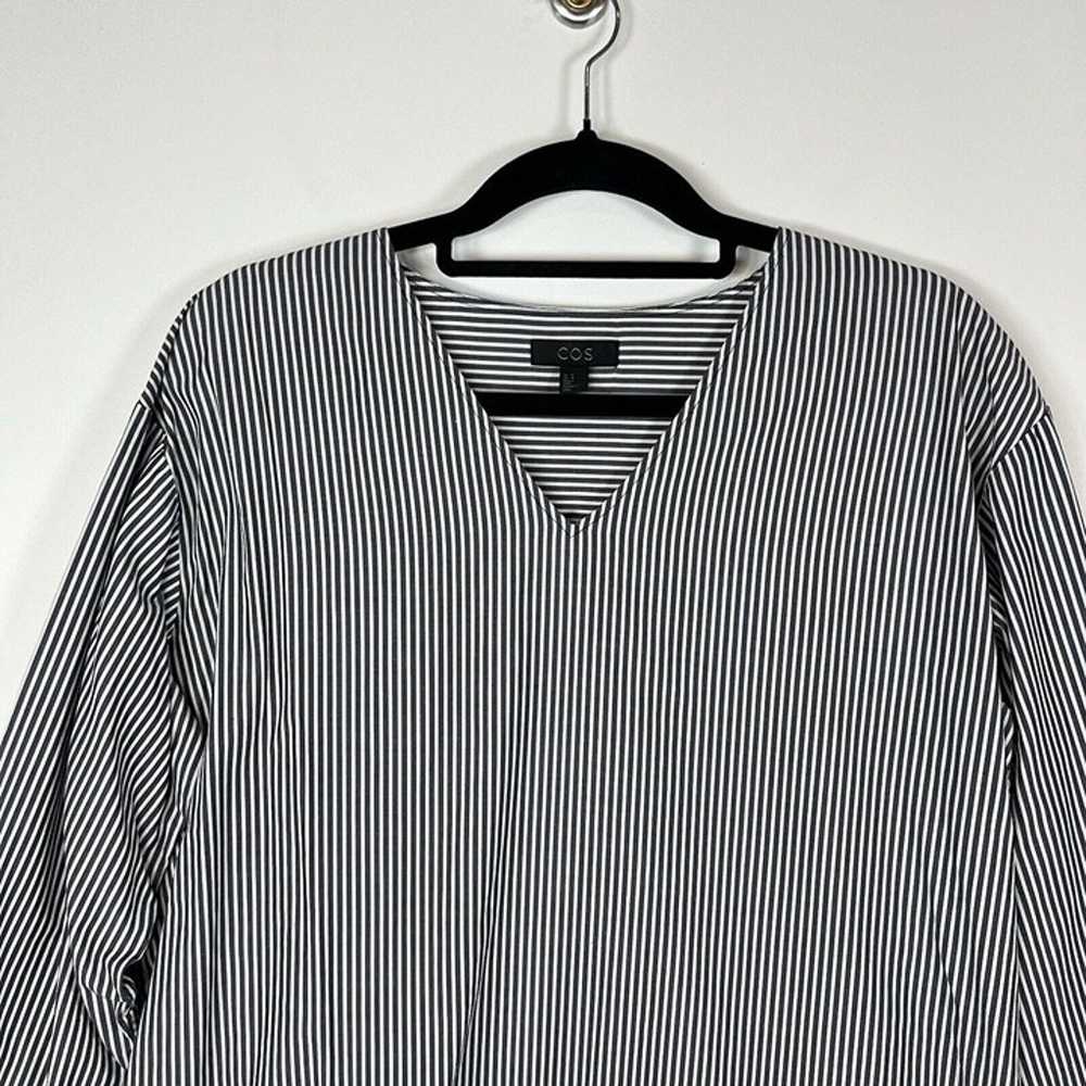 COS Oversized Women’s Cotton Shirt Dress Striped … - image 3