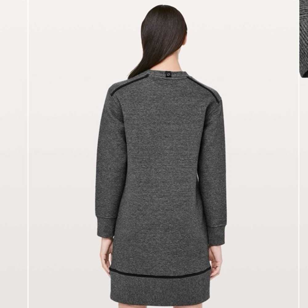 LULULEMON On Repeat Dress Heathered Grey Size 12 - image 2