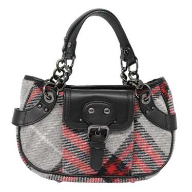 Burberry Nova Check Multicolour Wool Handbag (Pre-