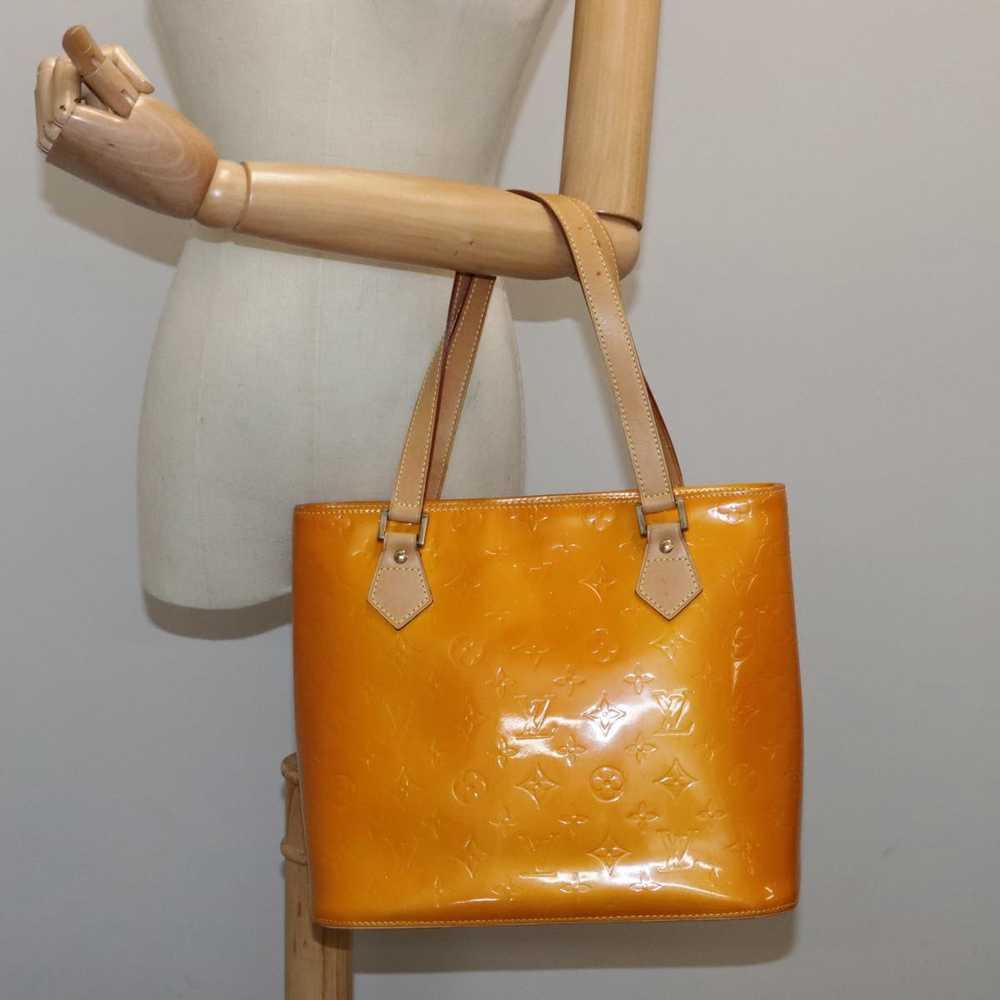 Louis Vuitton Houston Brown Patent Leather Handba… - image 11