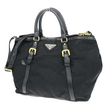 Prada Tessuto Black Synthetic Handbag (Pre-Owned)