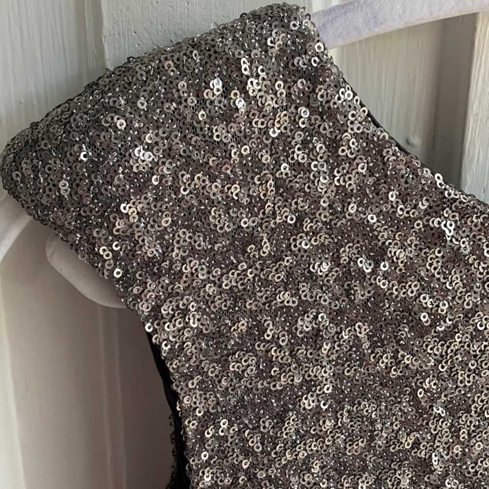 Zara Sequin Open Back Mini Dress - image 4