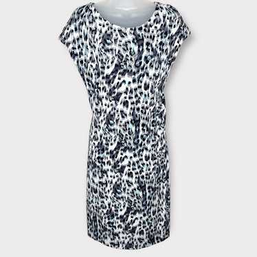 BOSS Hugo Boss white, black & white leopard print 