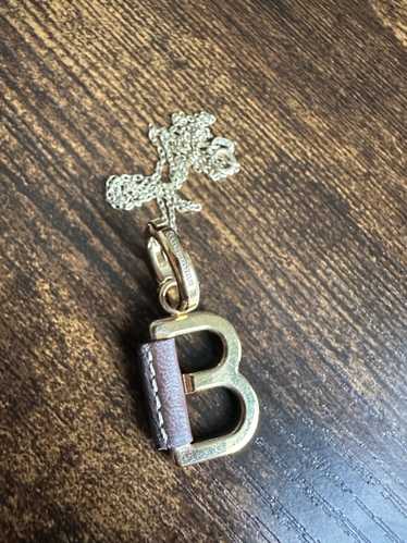 Burberry Burberry Logo Letter "B" Gold Necklace