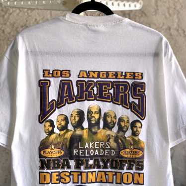 Vintage Y2K Original 2002 Los Angeles LA Lakers NBA Champions Shirt outlet Kobe Shaq XL