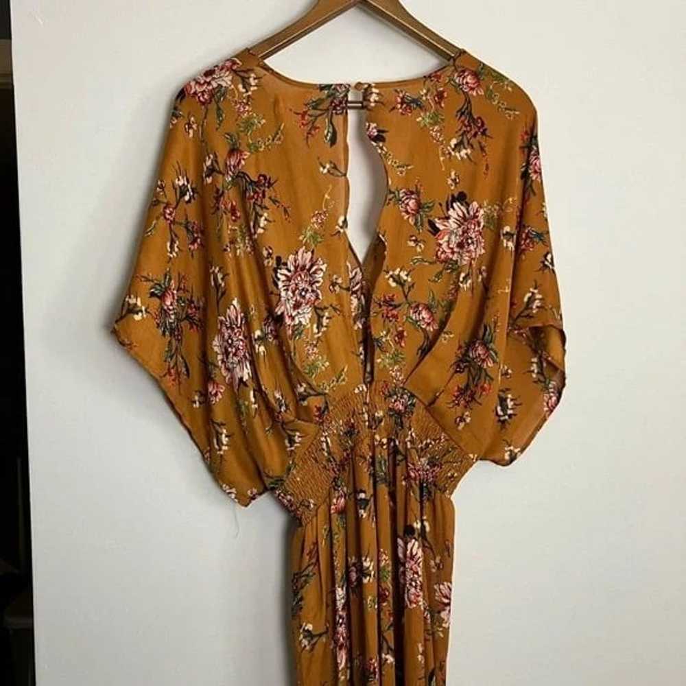 Showpo Vacay Ready Deep Plunge Mustard Floral Thi… - image 8