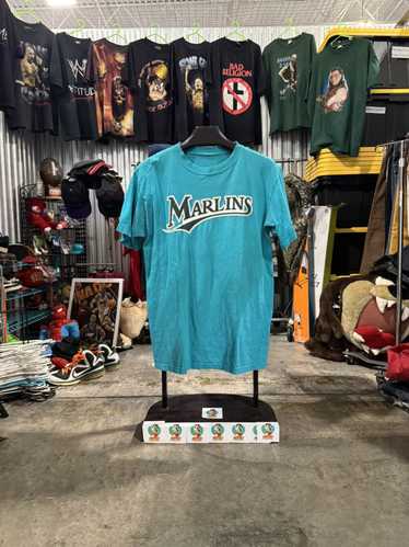 MLB × Vintage Early 2000s Florida Marlins Tee Larg