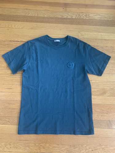 Dior Dark Teal CD Logo Tee