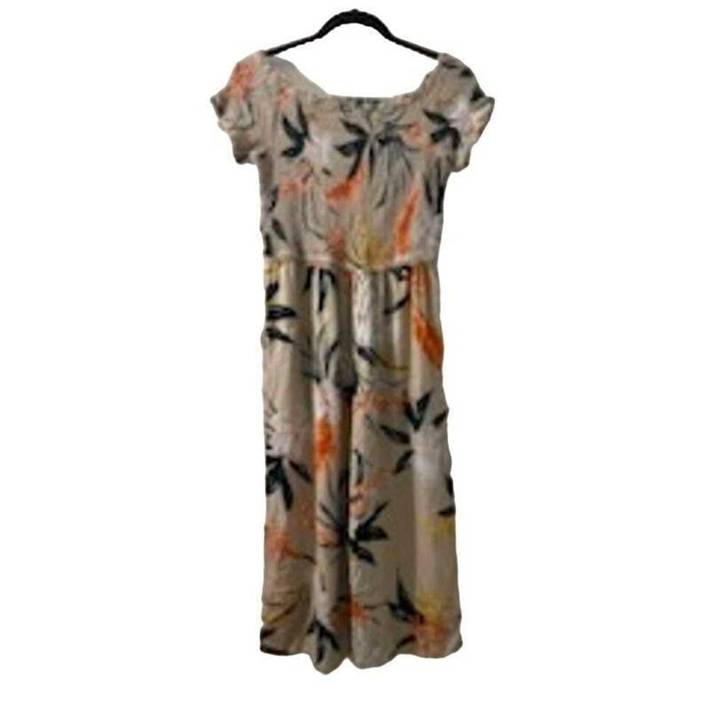 Designer SHEIN Womens Medium Floral Print Maxi Dr… - image 1