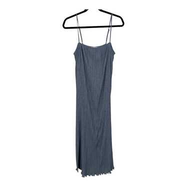 Madewell dress The Goldie plisse blue size 6