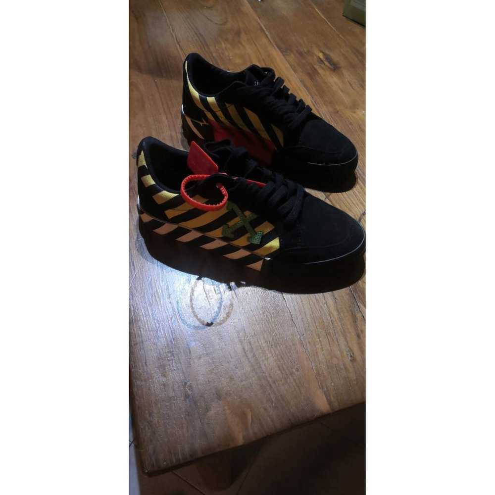 Off-White Vulcalized leather trainers - image 4