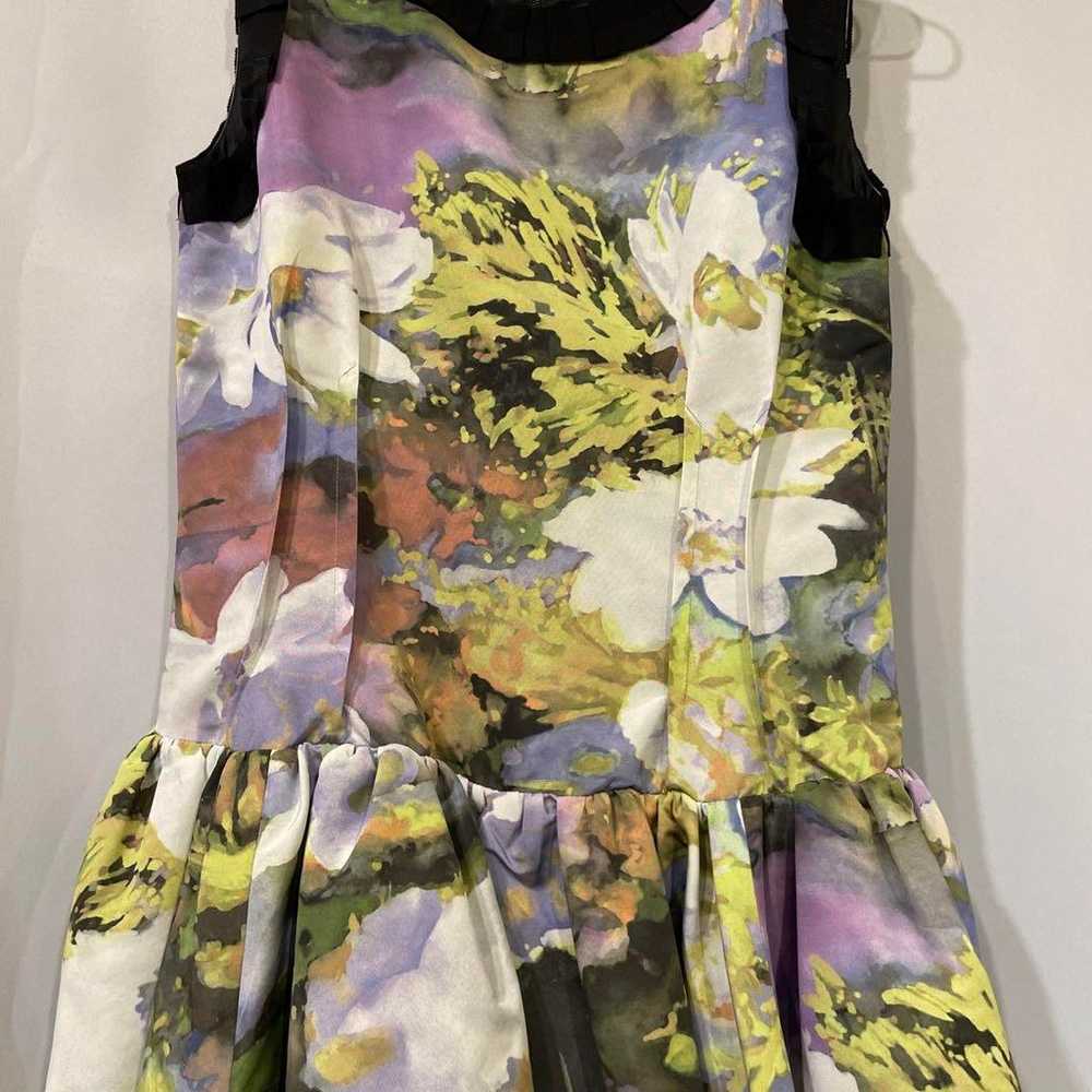 LANVIN en bleu Floral Print Sleeveless Dress - image 5