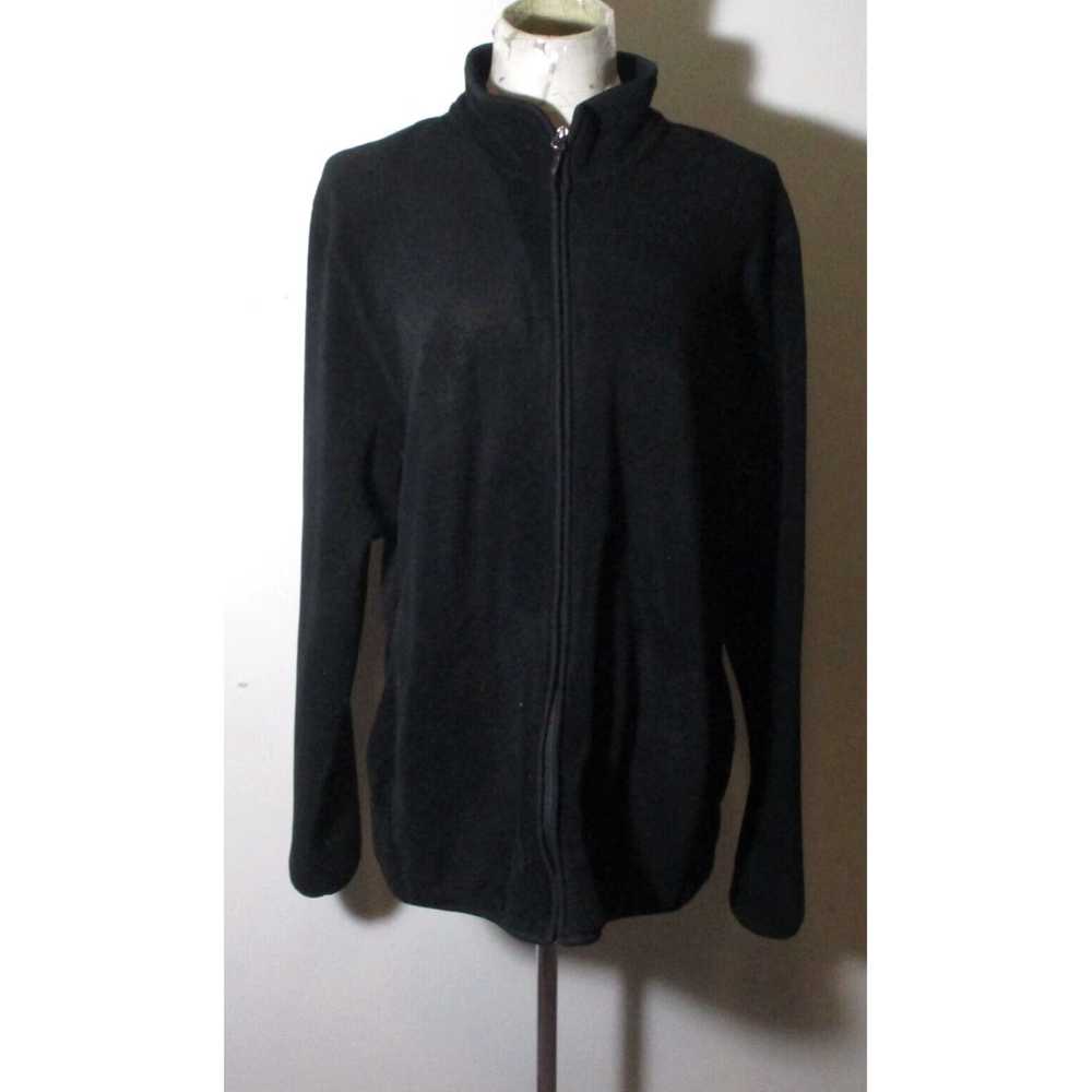 Uniqlo Luxurious Black Full Zip Fleece Jacket for… - image 1