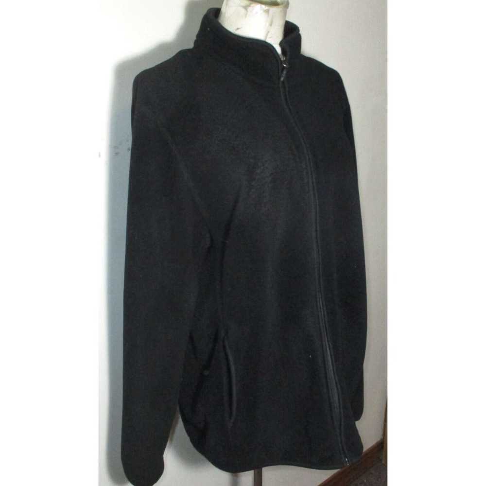 Uniqlo Luxurious Black Full Zip Fleece Jacket for… - image 3