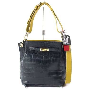 Other Other Crocodile 2WAY Handbag Shoulder Bag N… - image 1