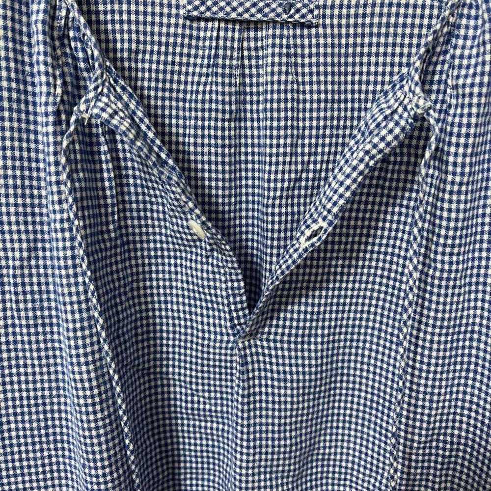 45rpm Gingham Check Tunic Dress Blouse - image 5