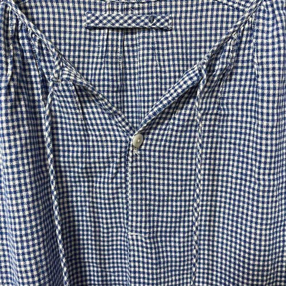 45rpm Gingham Check Tunic Dress Blouse - image 6