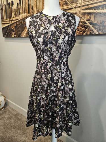 Designer Floral Print Sleeveless Dress by Gabby Sk