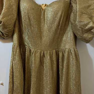 Gold sparkle Evening Gown