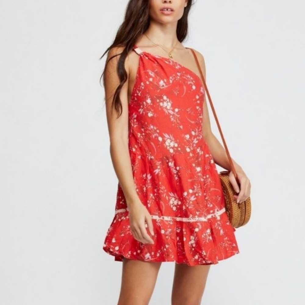 Free People All Mine One Shoulder Dress Size Large - image 12