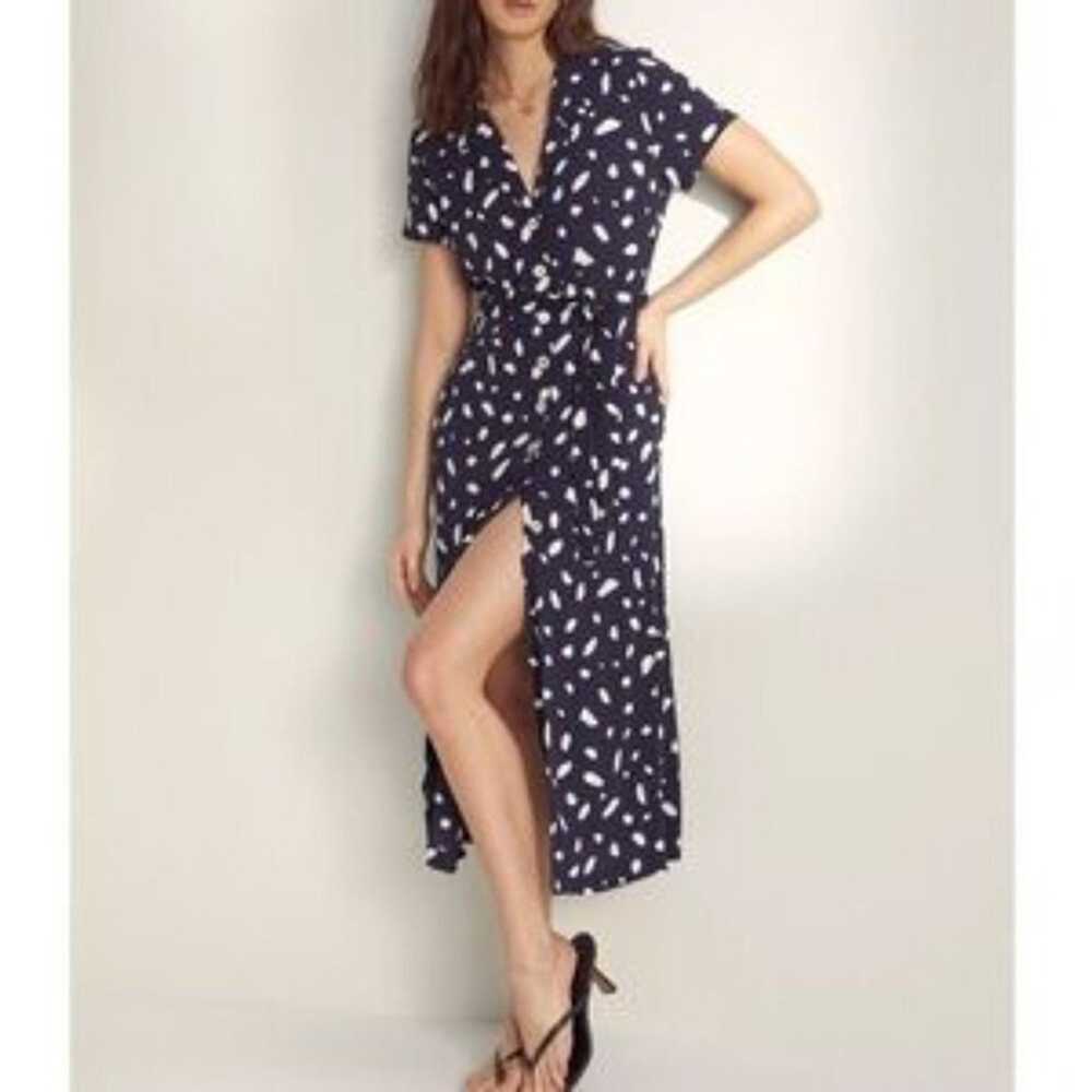 Aritzia Wilfred Shirt Dress Classic Navy ESpace P… - image 1