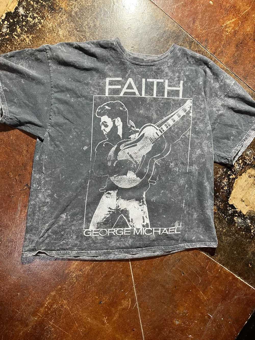 Designer George Michael Preowned Large Band T-shi… - image 2