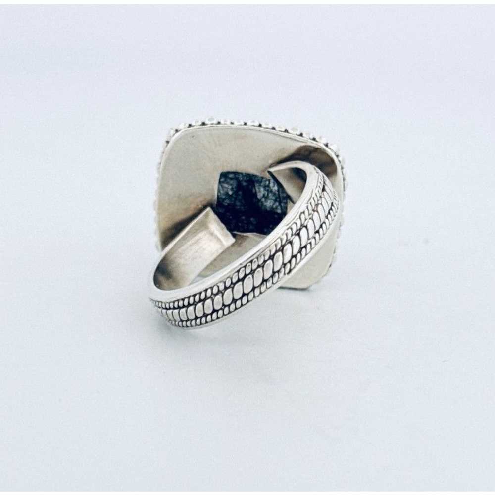 Vintage Elegant Vintage Sterling Silver Diamond-S… - image 4