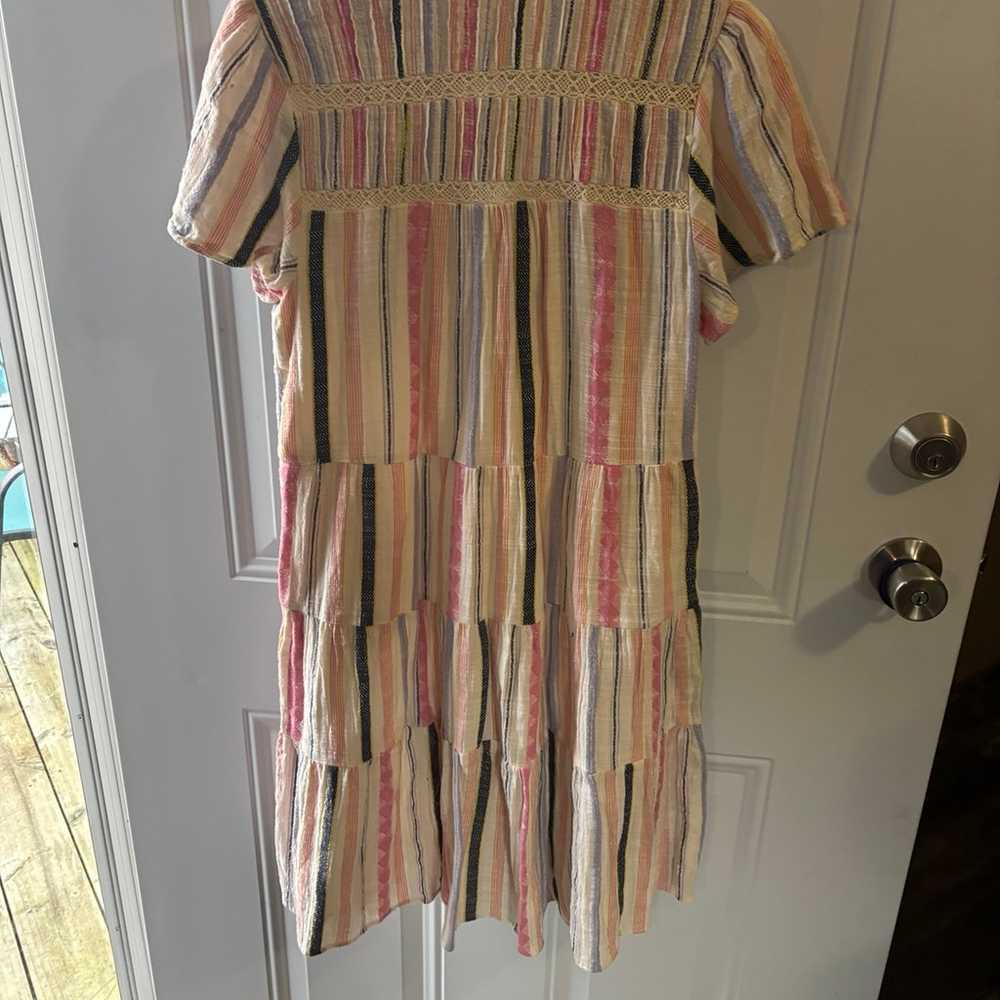 Anthropologie Georgina Multicolor Striped Crotche… - image 7