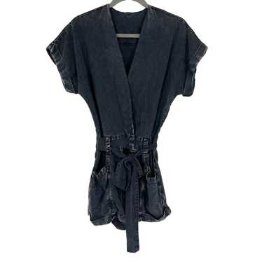 Young Fabulous & Broke Gray Romper Small NWOT - image 1