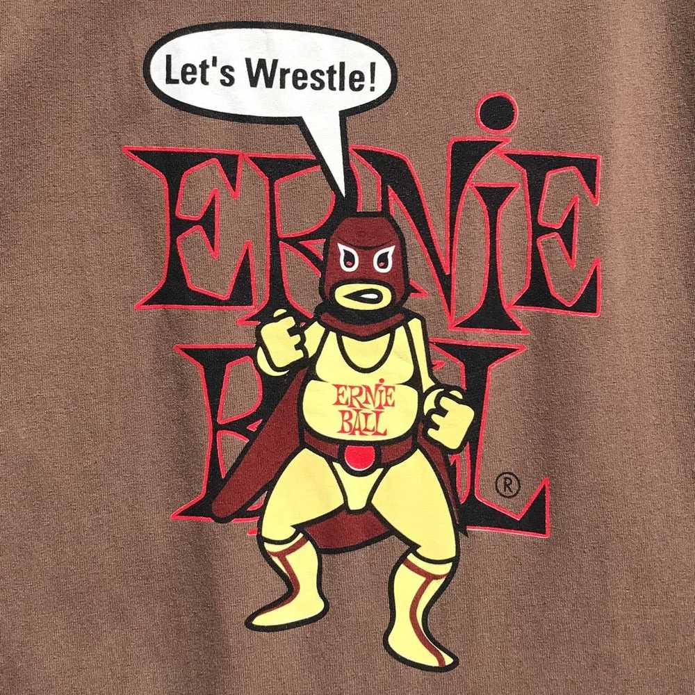 Vintage Vintage 90s Ernie Ball Let’s Wrestle Shirt - image 8