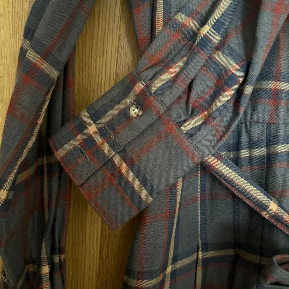 Brooks Brothers One-Piece Band Collar Check - image 3