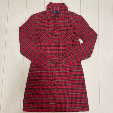 Checked pattern dress by Ralph Lauren.