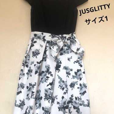 【Excellent Condition】JUSGLITTY Floral One-piece D… - image 1