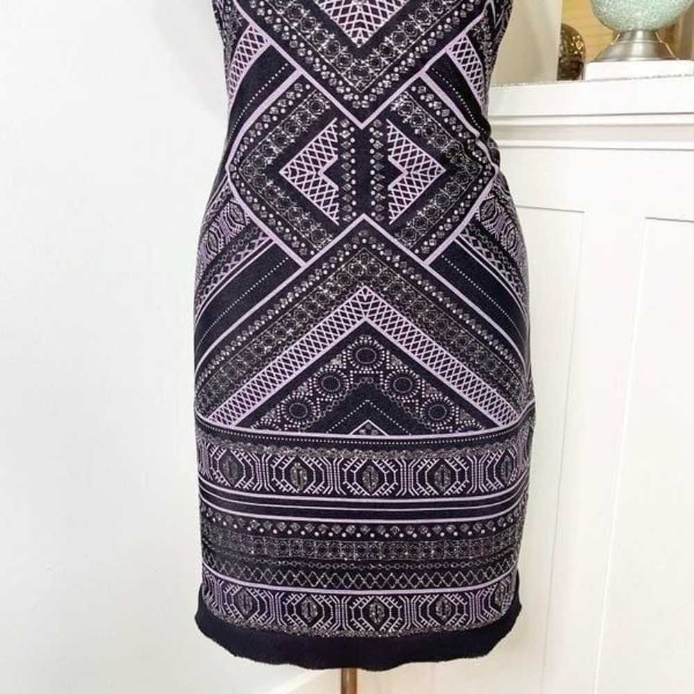 Vince Camuto Black & Purple Sparkly Cocktail Dress - image 5