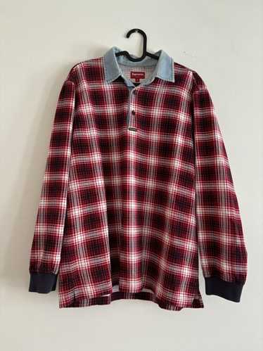 Supreme Supreme Shadow Plaid Rugby Shirt FW14